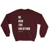 Solution Before Problem - Women's Sweatshirt-Maroon-S-Made In Agapé