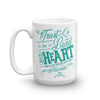 Trust In The Lord - Coffee Mug-15oz-Left Handle-Made In Agapé