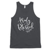 Truly Blessed - Unisex Tank-Asphalt-XS-Made In Agapé