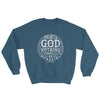 Nothing Impossible With God - Men's Sweatshirt-Indigo Blue-S-Made In Agapé