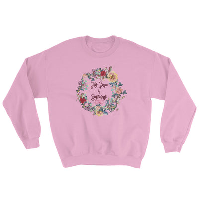 His Grace Is Sufficient - Women's Sweatshirt-Light Pink-S-Made In Agapé