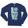 LOVE Is Patient - Unisex Long Sleeve Shirt-Navy-S-Made In Agapé