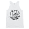 Give Thanks In All Circumstances - Unisex Tank-White-XS-Made In Agapé