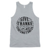 Give Thanks In All Circumstances - Unisex Tank-Heather Grey-XS-Made In Agapé