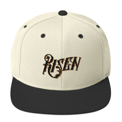 Risen - Snapback Hat-Natural/ Black-Made In Agapé