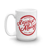 Rejoice Always - Coffee Mug-15oz-Left Handle-Made In Agapé