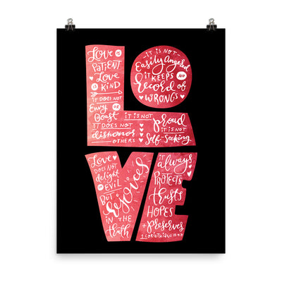 Love Is Patient - Poster-18×24-Made In Agapé