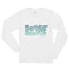 LOVE Protects - Unisex Long Sleeve Shirt-White-S-Made In Agapé