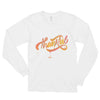 Thankful - Unisex Long Sleeve Shirt-White-S-Made In Agapé