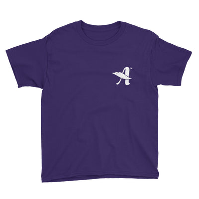 Agapé™ Attitude - Youth Short Sleeve Tee-Purple-XS-Made In Agapé