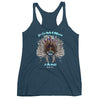 Make A Difference In This World - Ladies' Triblend Racerback Tank-Indigo-XS-Made In Agapé