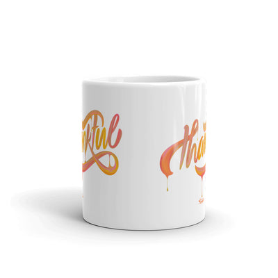 Thankful - Coffee Mug-11oz-Front-Made In Agapé