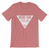 More Him Less Me - Cozy Fit Short Sleeve Tee-Mauve-S-Made In Agapé