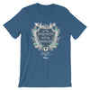 Lord Is My Strength And Shield - Cozy Fit Short Sleeve Tee-Steel Blue-S-Made In Agapé