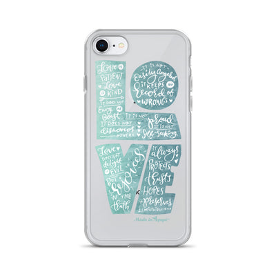 LOVE Is Patient - iPhone Case-iPhone 7/8-Made In Agapé