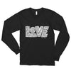LOVE Protects - Unisex Long Sleeve Shirt-Black-S-Made In Agapé
