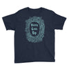 Never Give Up - Youth Short Sleeve Tee-Navy-XS-Made In Agapé