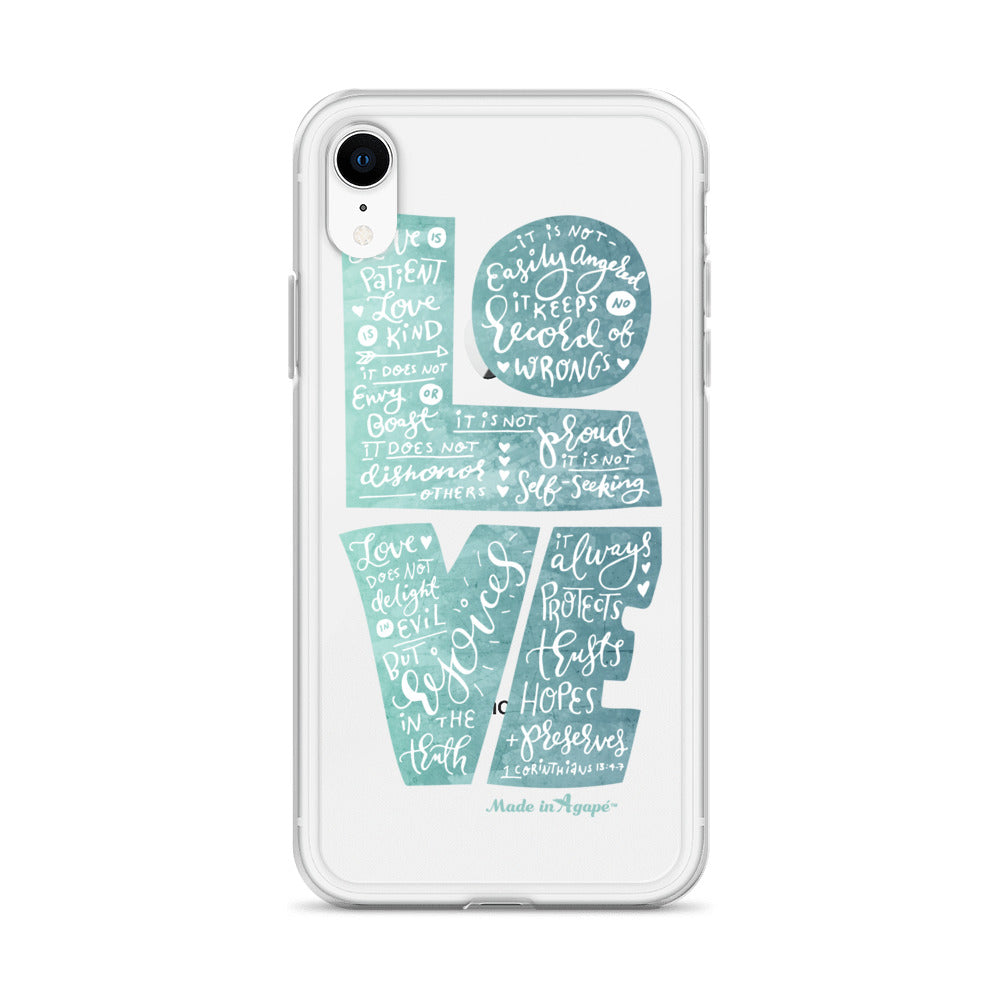 LOVE Is Patient - iPhone Case-Made In Agapé