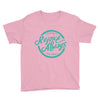 Rejoice Always - Youth Short Sleeve Tee-CharityPink-XS-Made In Agapé