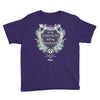 Lord Is My Strength And Shield - Youth Short Sleeve Tee-Purple-XS-Made In Agapé