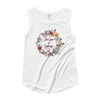 His Grace Is Sufficient - Ladies' Cap Sleeve-White-S-Made In Agapé