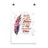 Agapé Feathers And Wings - Poster-24×36-Made In Agapé