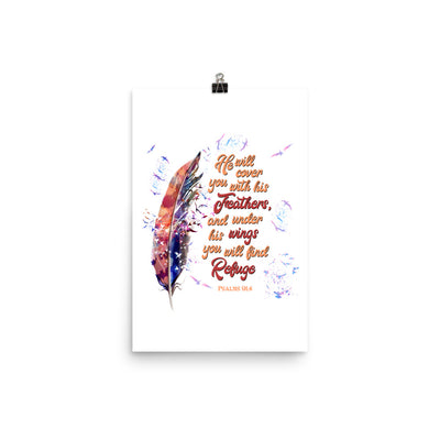 Agapé Feathers And Wings - Poster-12×18-Made In Agapé