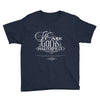 We Are God's Masterpiece - Youth Short Sleeve Tee-Navy-XS-Made In Agapé