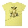 Lamp For Feet And Light On Path - Ladies' Fit Tee-Spring Yellow-S-Made In Agapé