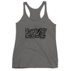 LOVE Protects - Ladies' Triblend Racerback Tank-Premium Heather-XS-Made In Agapé