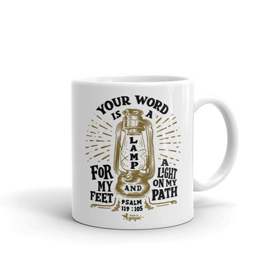 Lamp For Feet And Light On Path - Coffee Mug-11oz-Made In Agapé