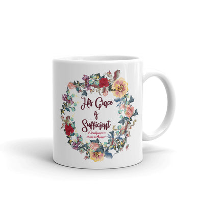 His Grace Is Sufficient - Coffee Mug-11oz-Made In Agapé