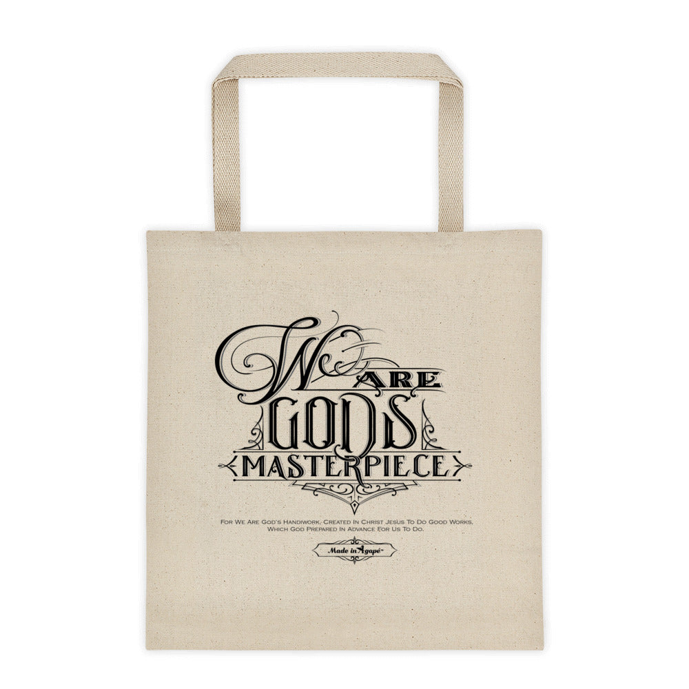 We Are God's Masterpiece - Tote Bag-Made In Agapé