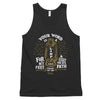 Lamp For Feet And Light On Path - Unisex Tank-Black-XS-Made In Agapé