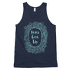 Never Give Up - Unisex Tank-Navy-XS-Made In Agapé
