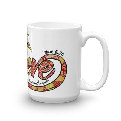 Just Believe - Coffee Mug-15oz-Made In Agapé