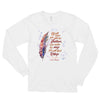 Agapé Feathers And Wings - Unisex Long Sleeve Shirt-White-S-Made In Agapé
