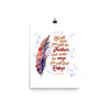 Agapé Feathers And Wings - Poster-12×16-Made In Agapé
