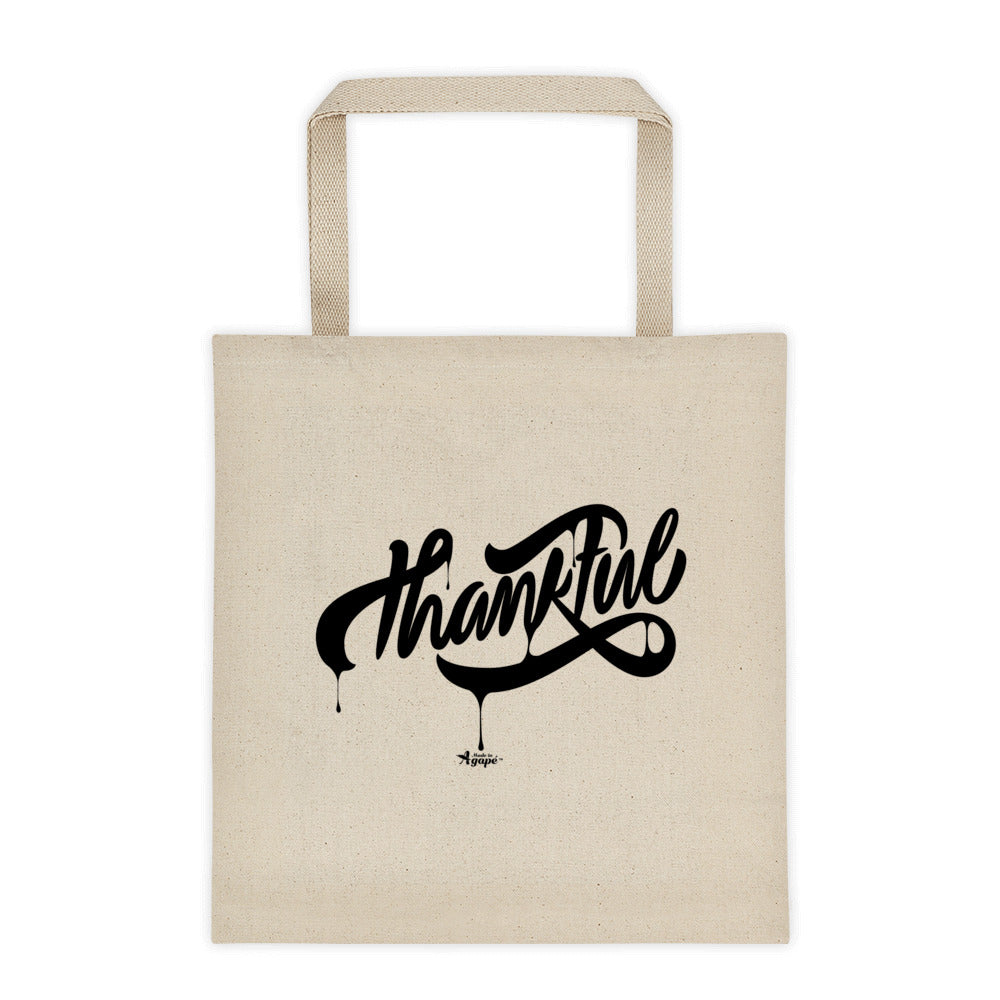 Thankful - Tote Bag-Made In Agapé