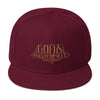 God's Masterpiece - Snapback Hat-Burgundy maroon-Made In Agapé