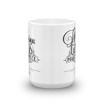 We Are God's Masterpiece - Coffee Mug-15oz-Front-Made In Agapé