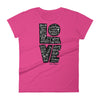 LOVE Is Patient - Ladies' Fit Tee-Hot Pink-S-Made In Agapé
