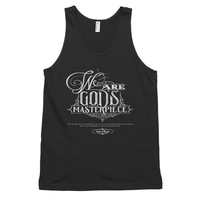 We Are God's Masterpiece - Unisex Tank-Black-XS-Made In Agapé