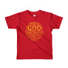 Nothing Impossible With God - Kids T-Shirt-Red-2yrs-Made In Agapé