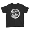 Saved By Grace - Youth Short Sleeve Tee-Black-XS-Made In Agapé