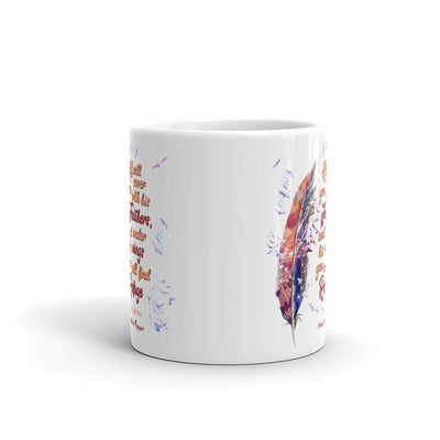 Agapé Feathers and Wings - Coffee Mug-11oz-Front-Made In Agapé