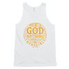 Nothing Impossible With God - Unisex Tank-White-XS-Made In Agapé