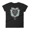 Lord Is My Strength And Shield - Ladies' Fit Tee-Black-S-Made In Agapé