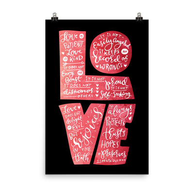 Love Is Patient - Poster-24×36-Made In Agapé