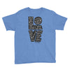 LOVE is Patient - Youth Short Sleeve Tee-Heather Royal-XS-Made In Agapé
